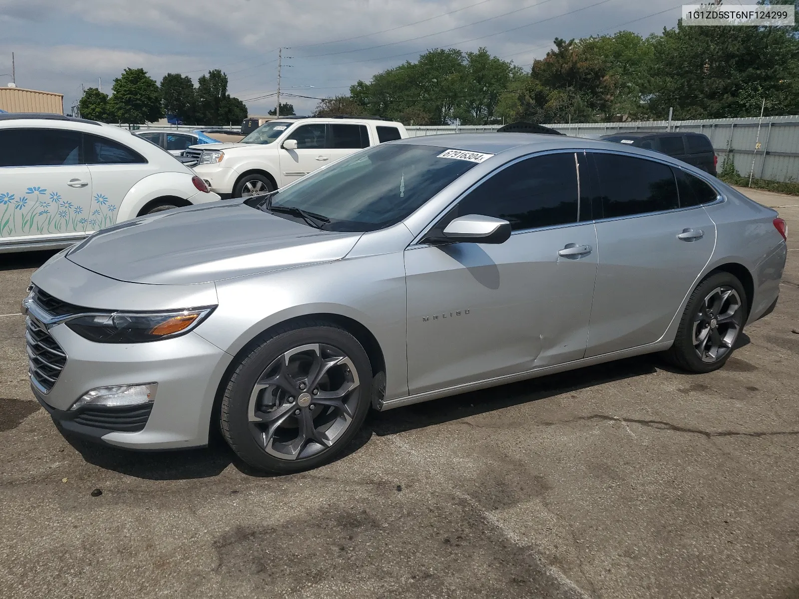 2022 Chevrolet Malibu Lt VIN: 1G1ZD5ST6NF124299 Lot: 67916304