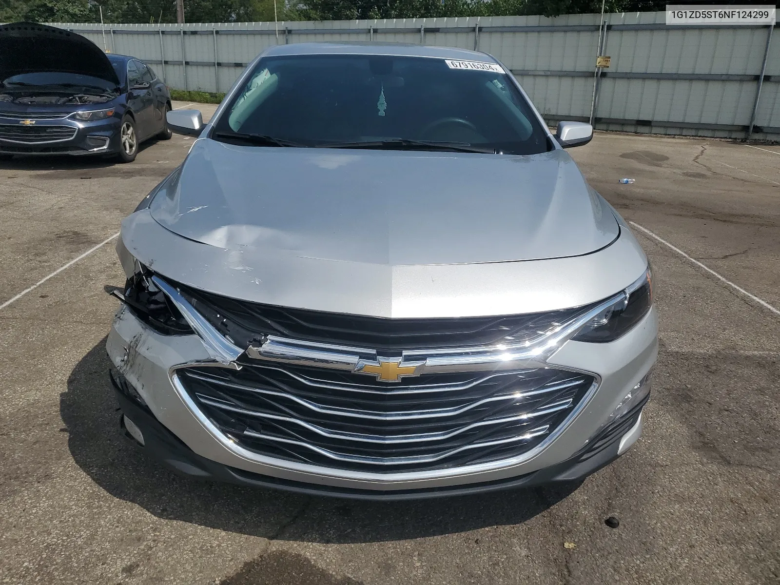 2022 Chevrolet Malibu Lt VIN: 1G1ZD5ST6NF124299 Lot: 67916304