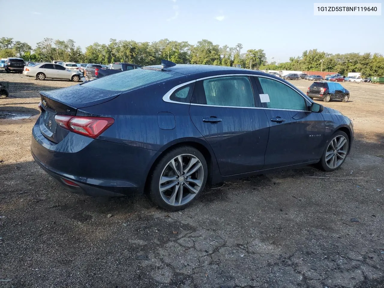 2022 Chevrolet Malibu Lt VIN: 1G1ZD5ST8NF119640 Lot: 68239984