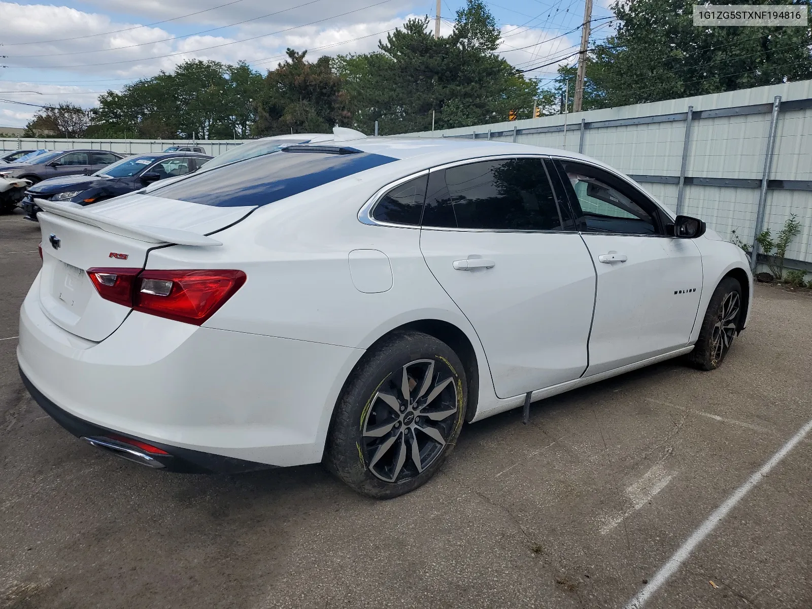 2022 Chevrolet Malibu Rs VIN: 1G1ZG5STXNF194816 Lot: 68307764