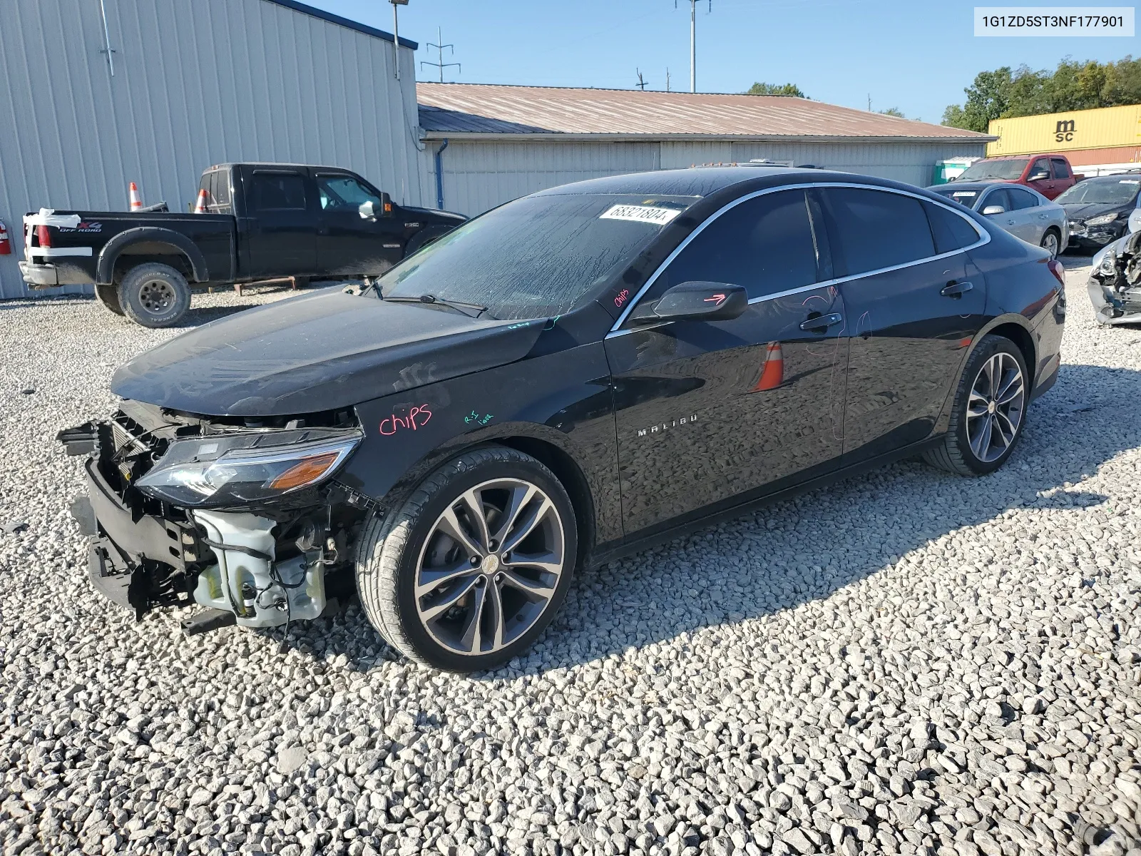 2022 Chevrolet Malibu Lt VIN: 1G1ZD5ST3NF177901 Lot: 68321804