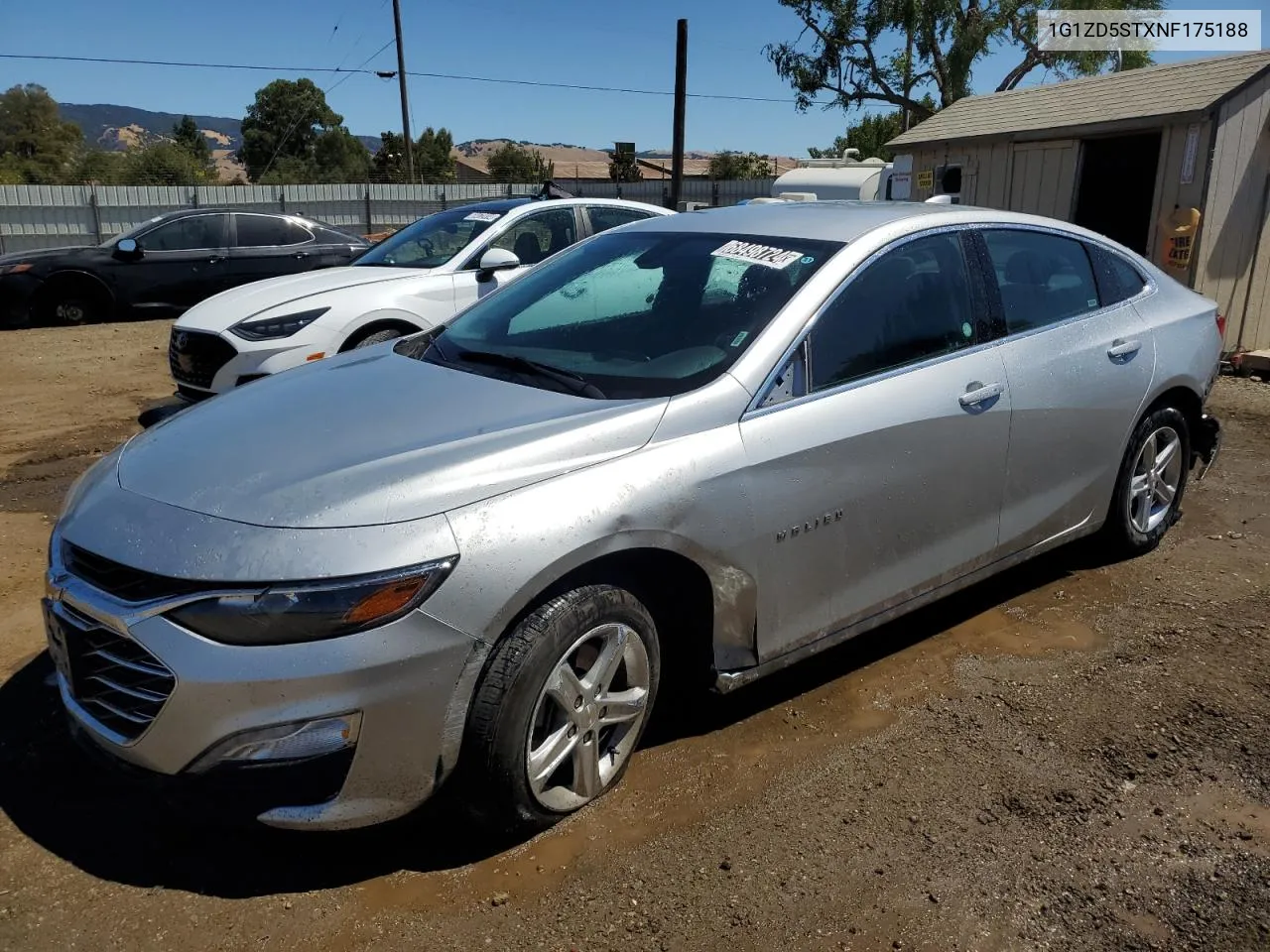 1G1ZD5STXNF175188 2022 Chevrolet Malibu Lt