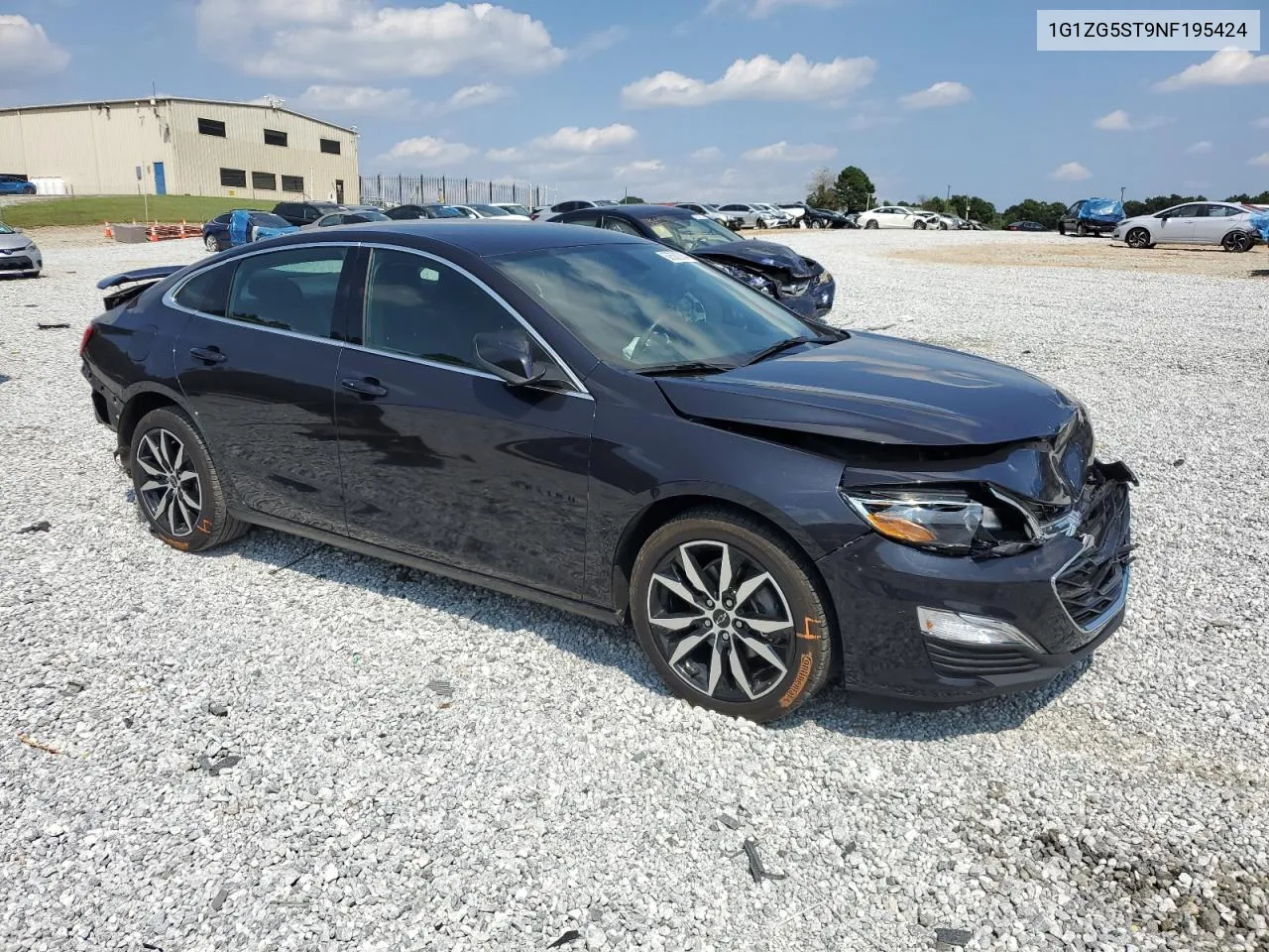 2022 Chevrolet Malibu Rs VIN: 1G1ZG5ST9NF195424 Lot: 68582084