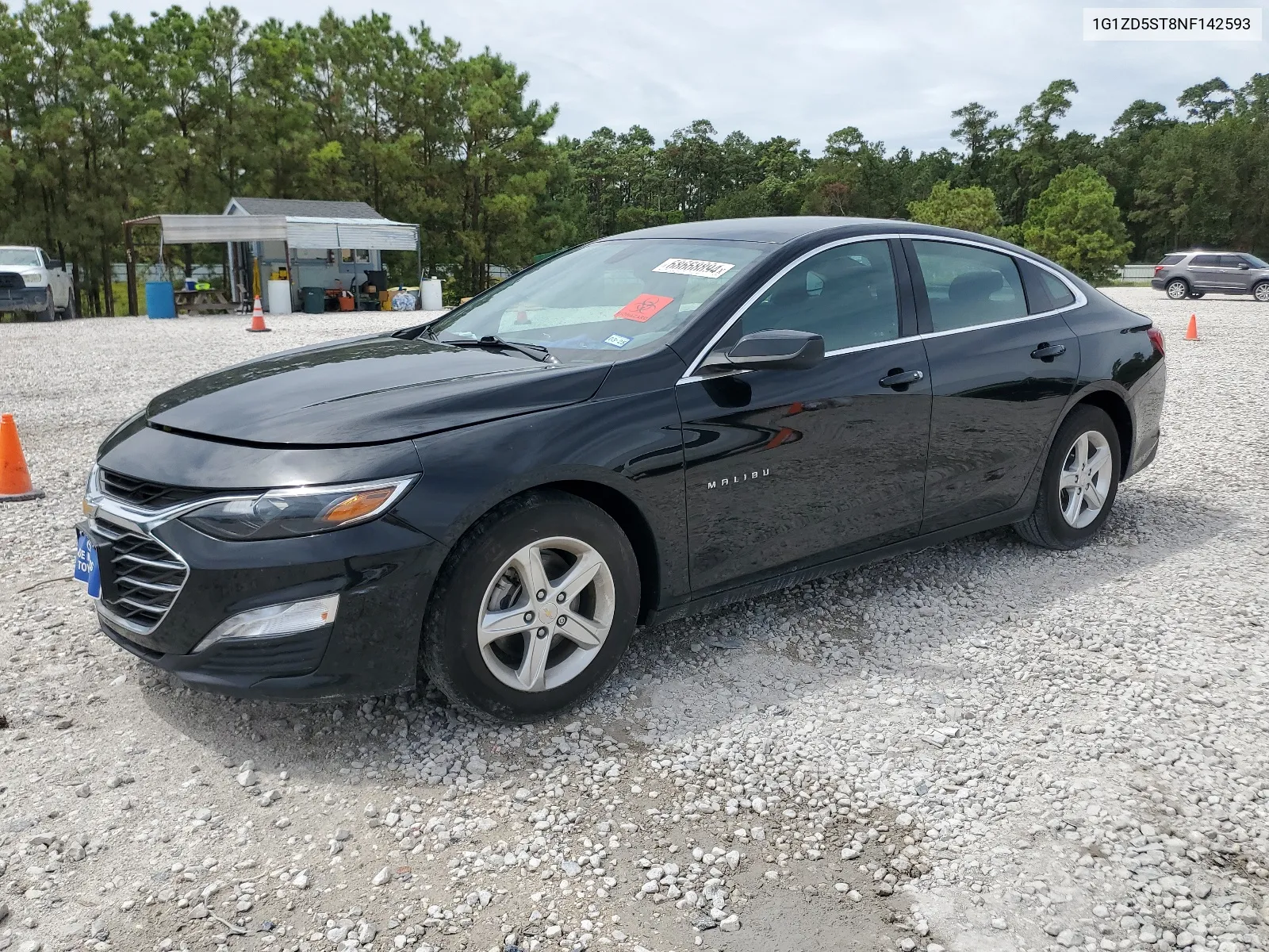 2022 Chevrolet Malibu Lt VIN: 1G1ZD5ST8NF142593 Lot: 68668894