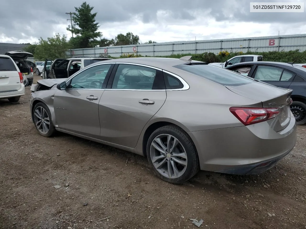 2022 Chevrolet Malibu Lt VIN: 1G1ZD5ST1NF129720 Lot: 68898074