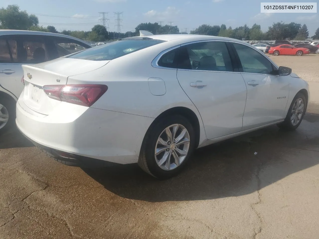 2022 Chevrolet Malibu Lt VIN: 1G1ZD5ST4NF110207 Lot: 69139894