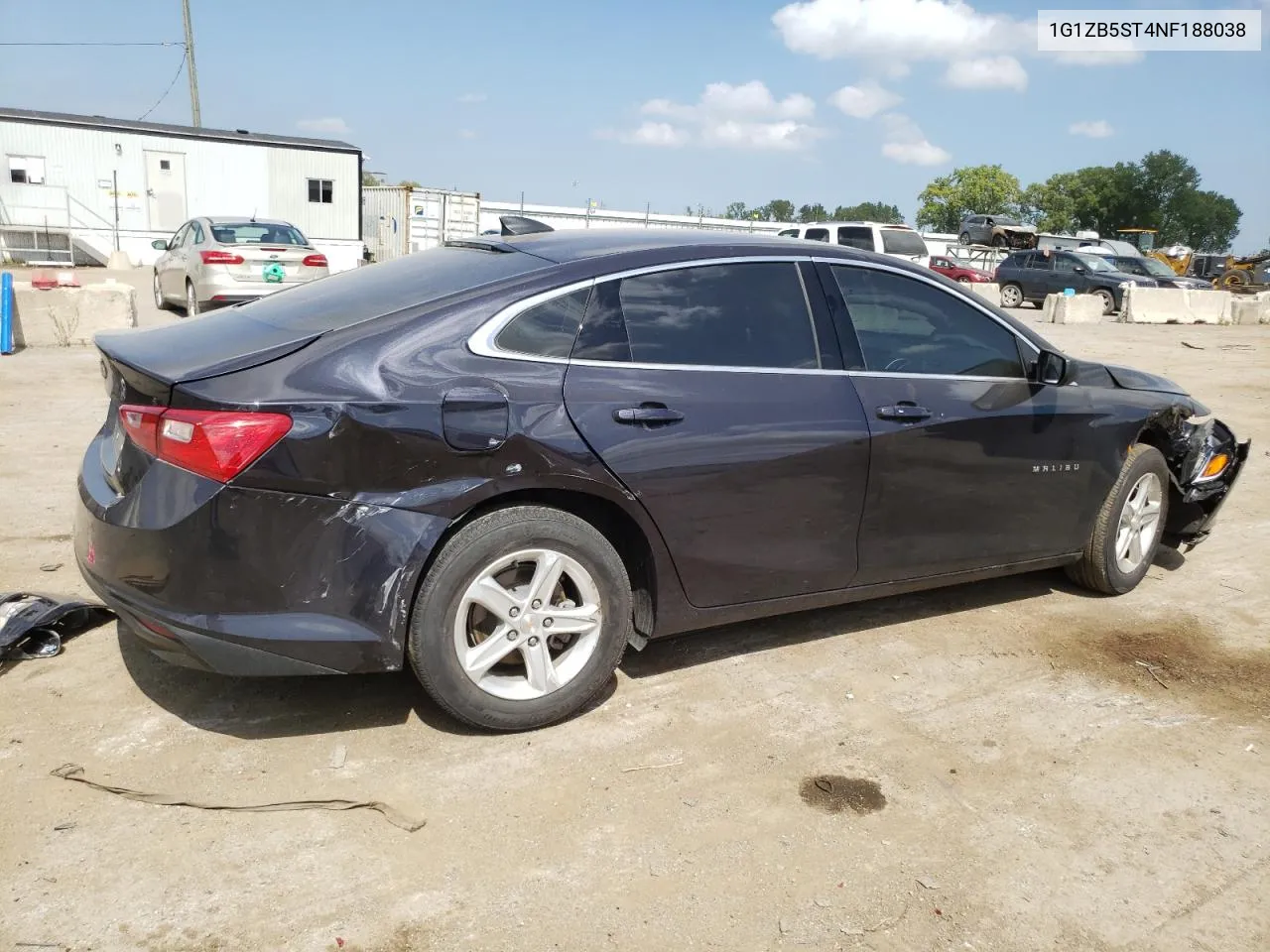 2022 Chevrolet Malibu Ls VIN: 1G1ZB5ST4NF188038 Lot: 69161674