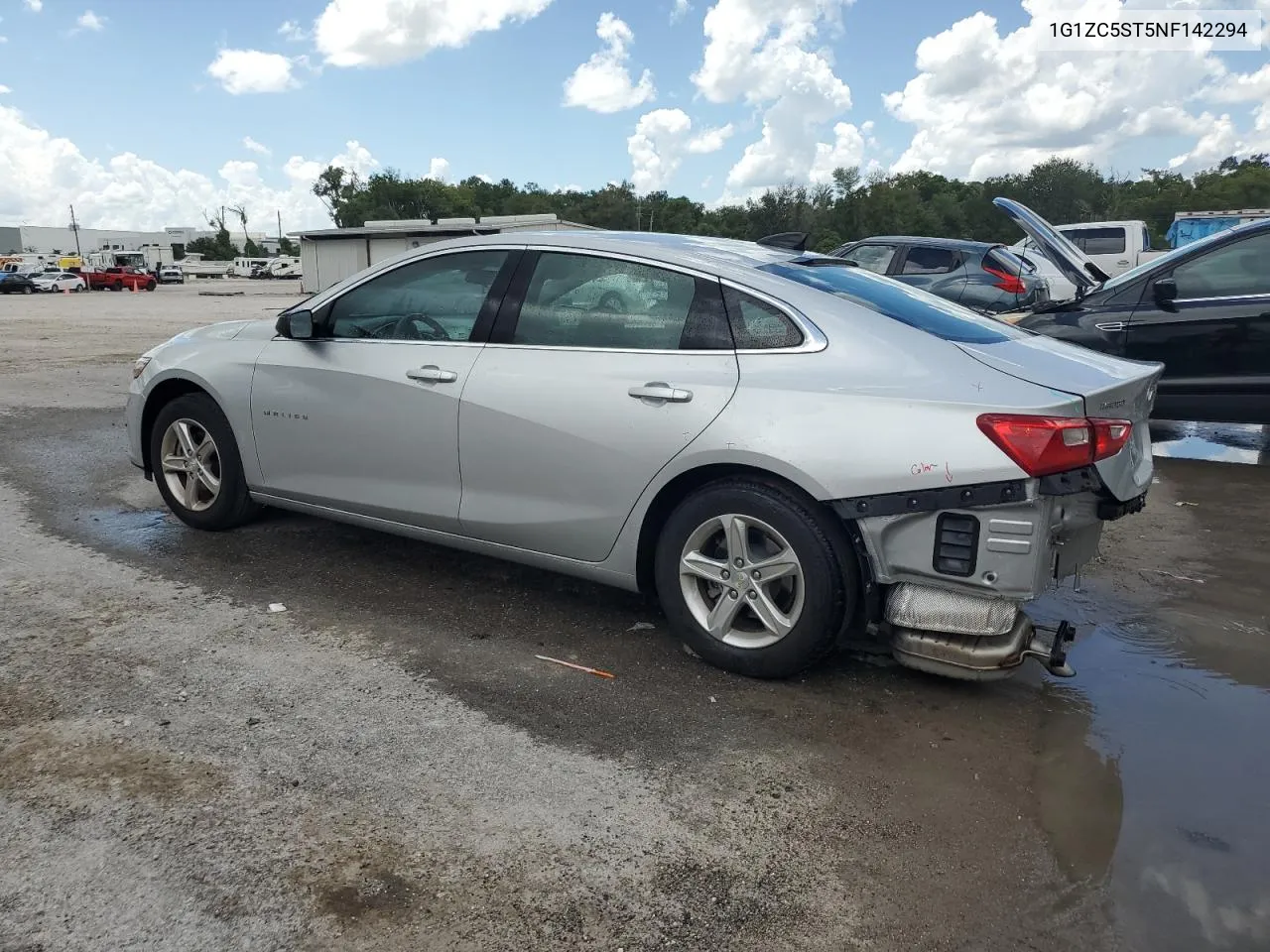 2022 Chevrolet Malibu Ls VIN: 1G1ZC5ST5NF142294 Lot: 69190254