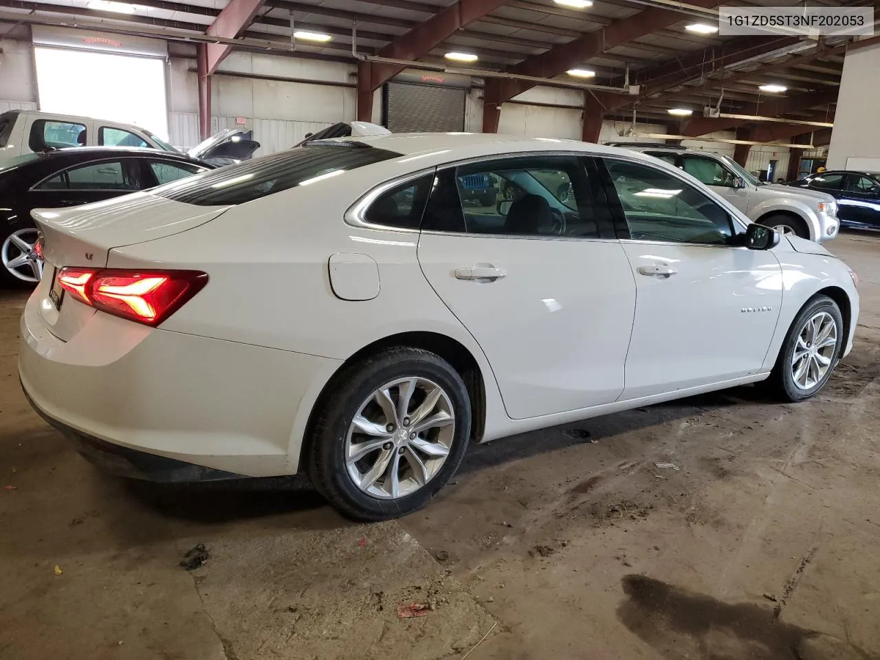 2022 Chevrolet Malibu Lt VIN: 1G1ZD5ST3NF202053 Lot: 69313684