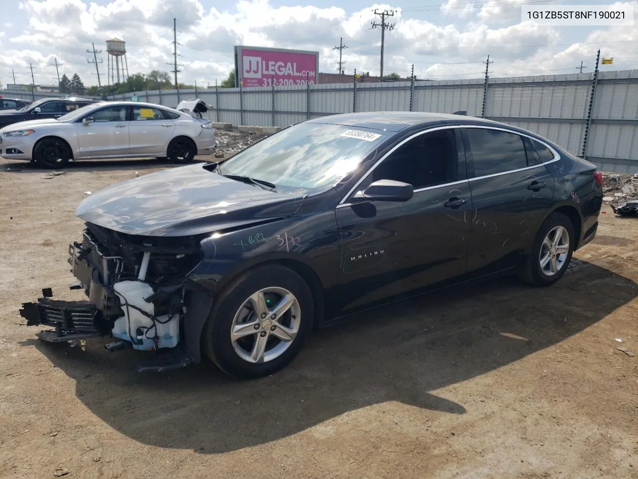 2022 Chevrolet Malibu Ls VIN: 1G1ZB5ST8NF190021 Lot: 69380764