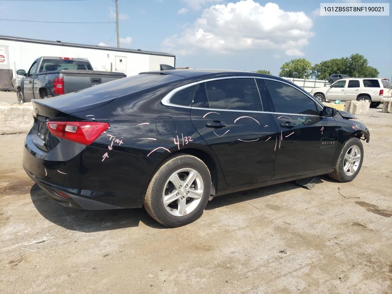 2022 Chevrolet Malibu Ls VIN: 1G1ZB5ST8NF190021 Lot: 69380764