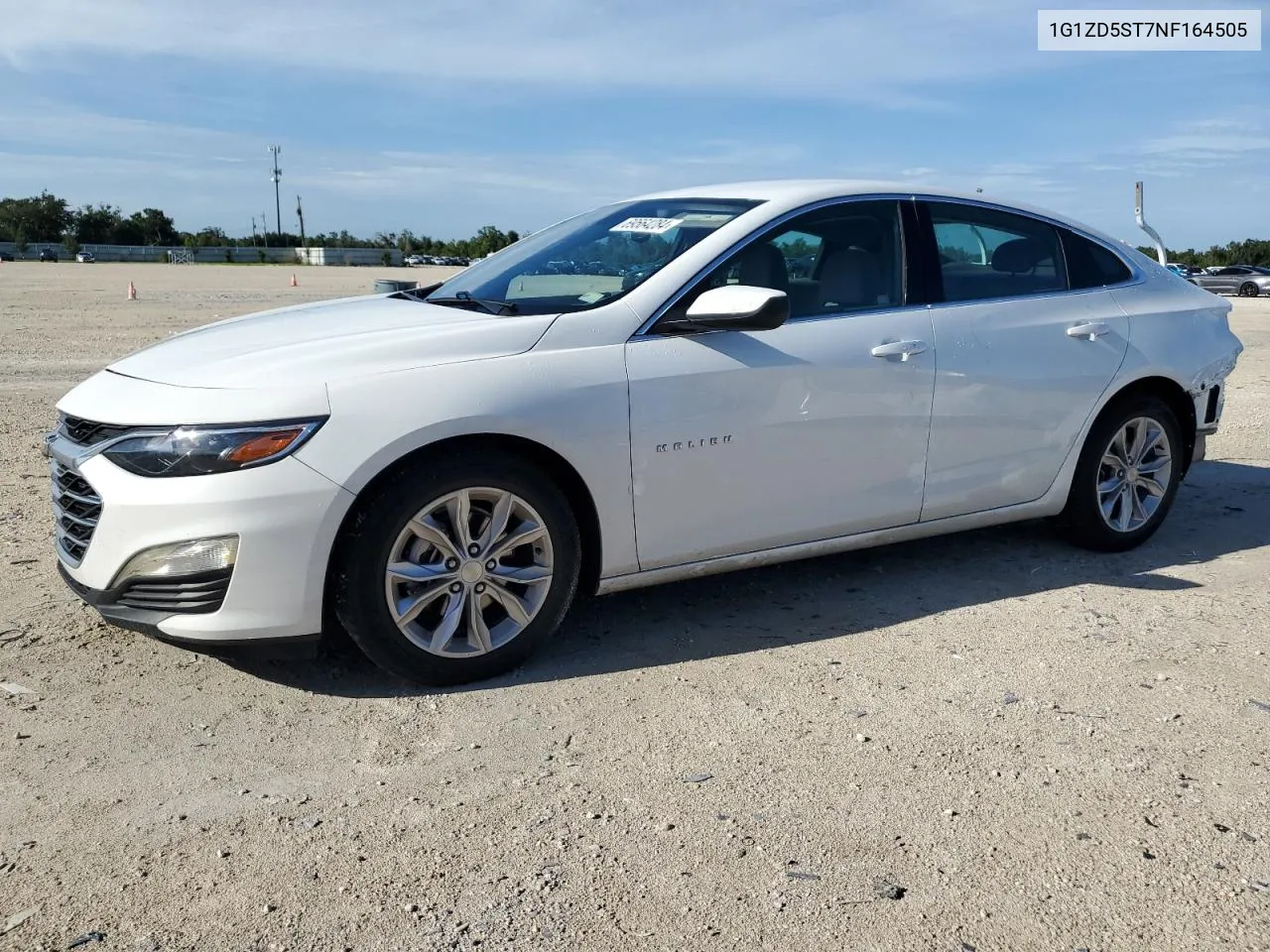 2022 Chevrolet Malibu Lt VIN: 1G1ZD5ST7NF164505 Lot: 69564284