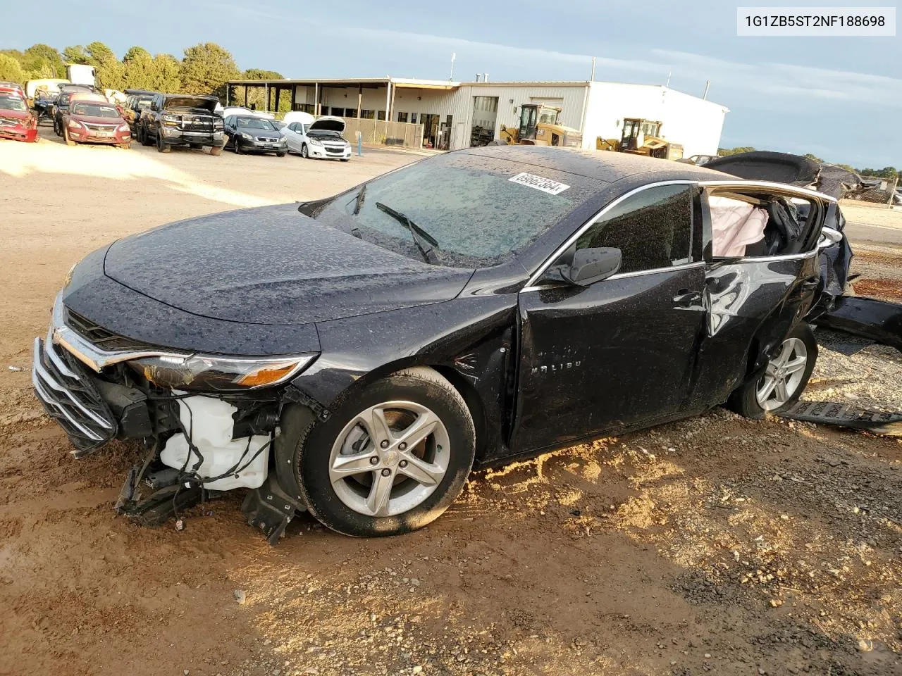 2022 Chevrolet Malibu Ls VIN: 1G1ZB5ST2NF188698 Lot: 69662364