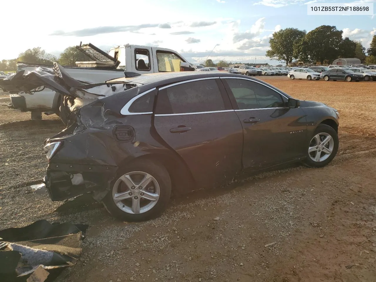 2022 Chevrolet Malibu Ls VIN: 1G1ZB5ST2NF188698 Lot: 69662364