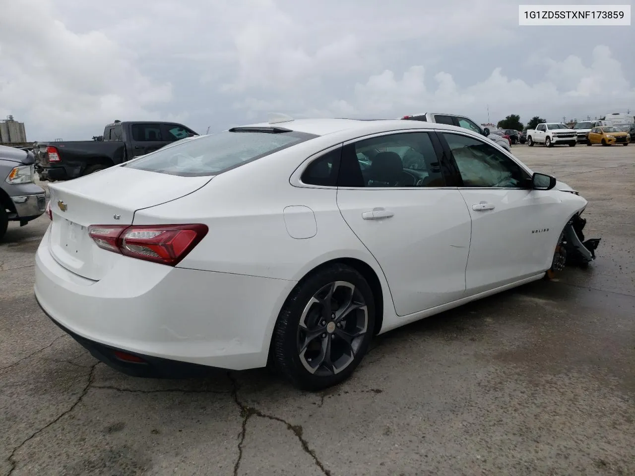 2022 Chevrolet Malibu Lt VIN: 1G1ZD5STXNF173859 Lot: 69669484