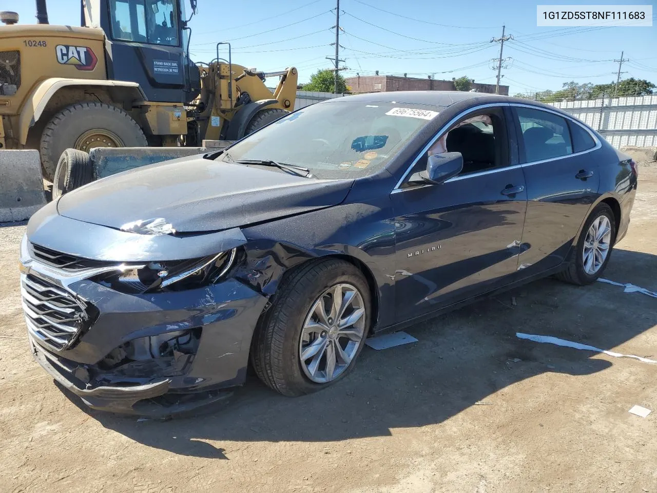 2022 Chevrolet Malibu Lt VIN: 1G1ZD5ST8NF111683 Lot: 69675564