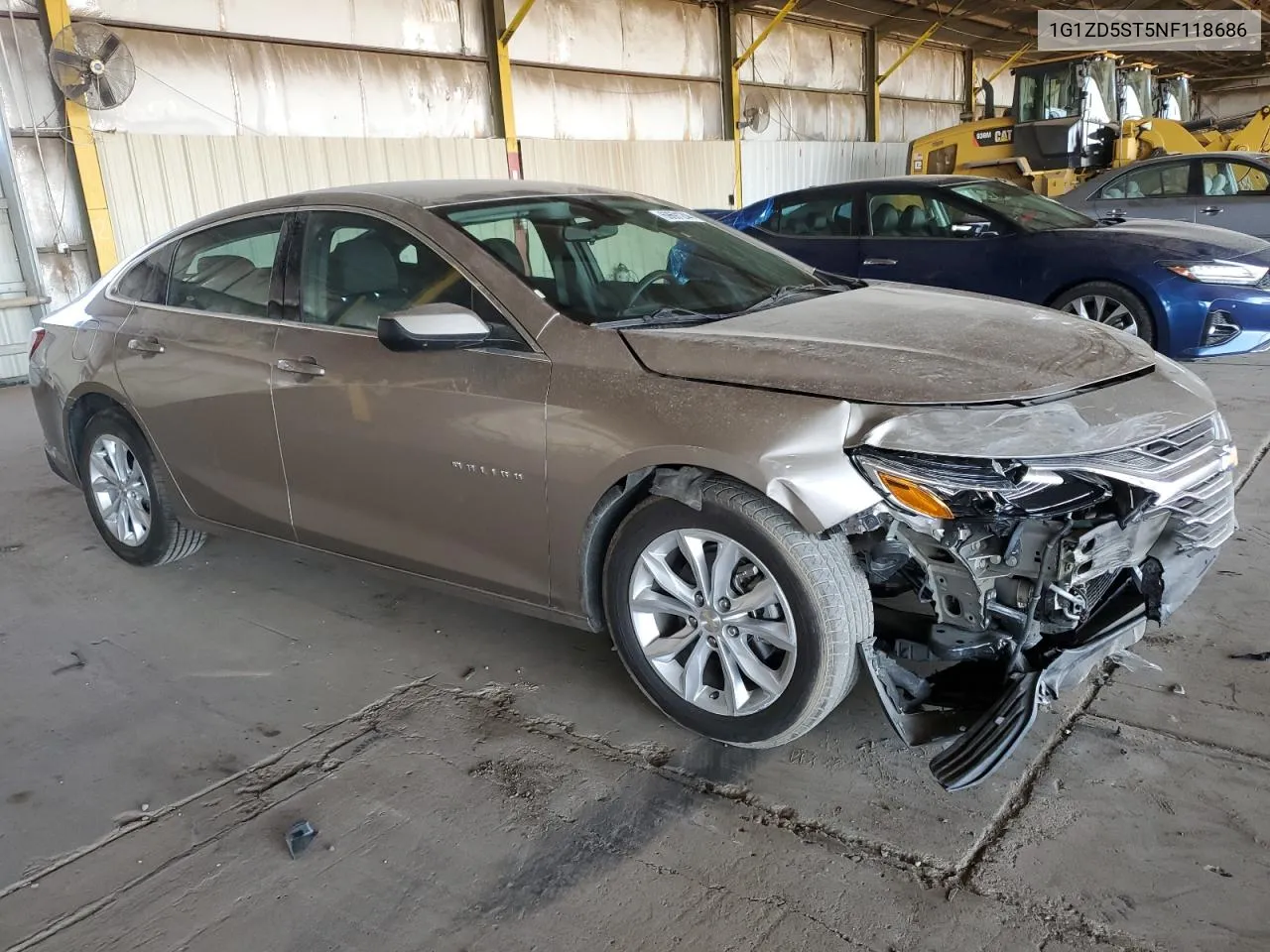 2022 Chevrolet Malibu Lt VIN: 1G1ZD5ST5NF118686 Lot: 69691244