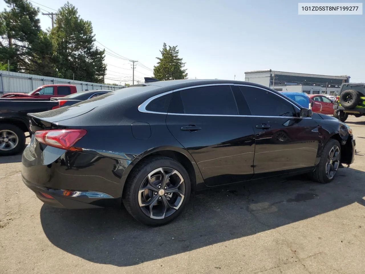 2022 Chevrolet Malibu Lt VIN: 1G1ZD5ST8NF199277 Lot: 69745694