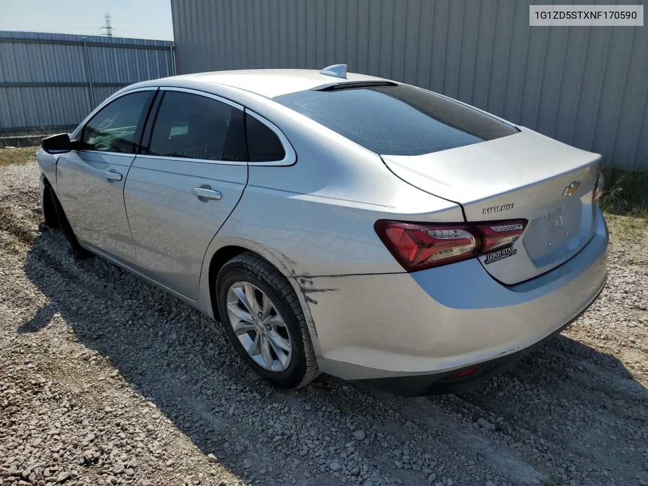 2022 Chevrolet Malibu Lt VIN: 1G1ZD5STXNF170590 Lot: 70052834