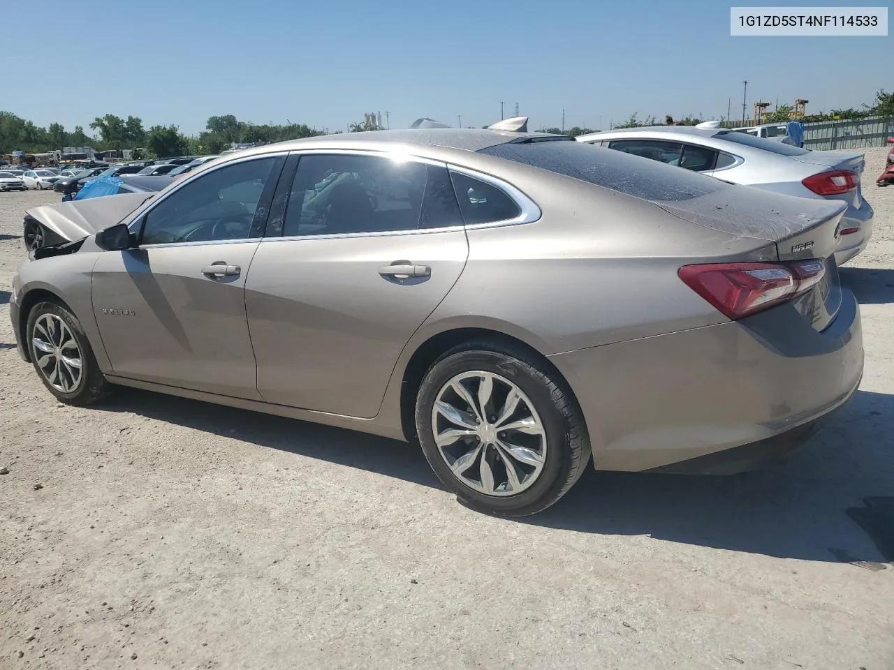 2022 Chevrolet Malibu Lt VIN: 1G1ZD5ST4NF114533 Lot: 70227414