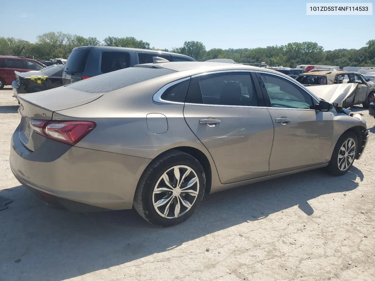 2022 Chevrolet Malibu Lt VIN: 1G1ZD5ST4NF114533 Lot: 70227414