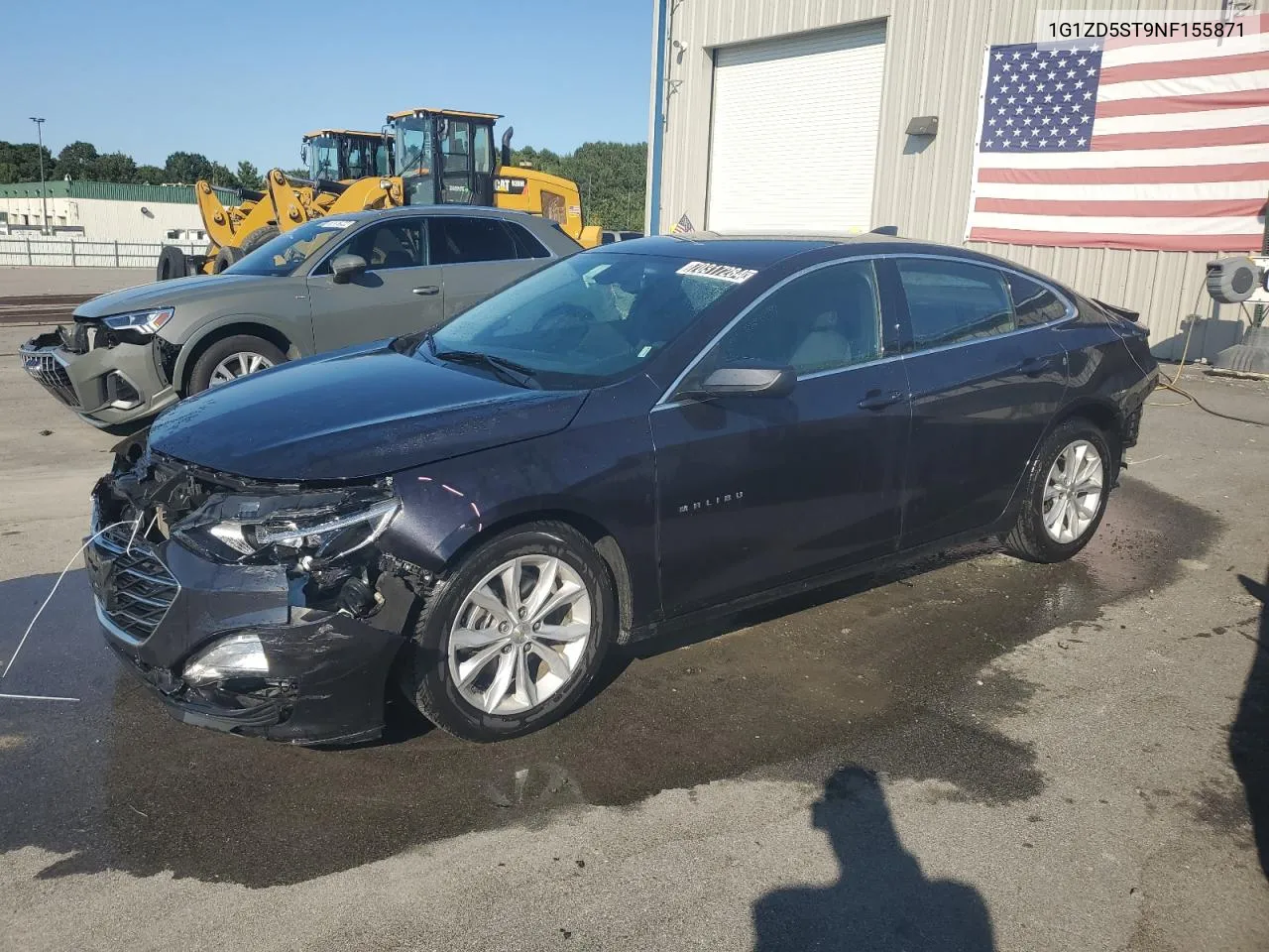 2022 Chevrolet Malibu Lt VIN: 1G1ZD5ST9NF155871 Lot: 70317284