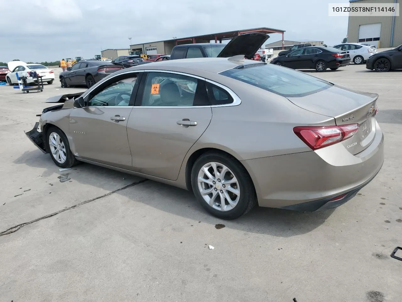 2022 Chevrolet Malibu Lt VIN: 1G1ZD5ST8NF114146 Lot: 70405374