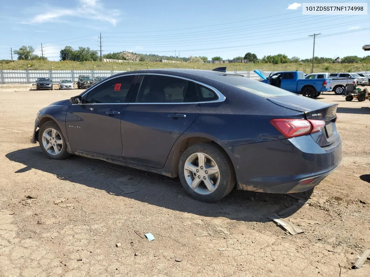 1G1ZD5ST7NF174998 2022 Chevrolet Malibu Lt