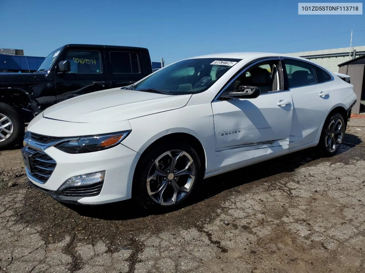 2022 Chevrolet Malibu Lt VIN: 1G1ZD5ST0NF113718 Lot: 70572794