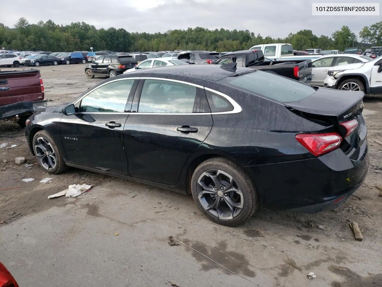 2022 Chevrolet Malibu Lt VIN: 1G1ZD5ST8NF205305 Lot: 70628634