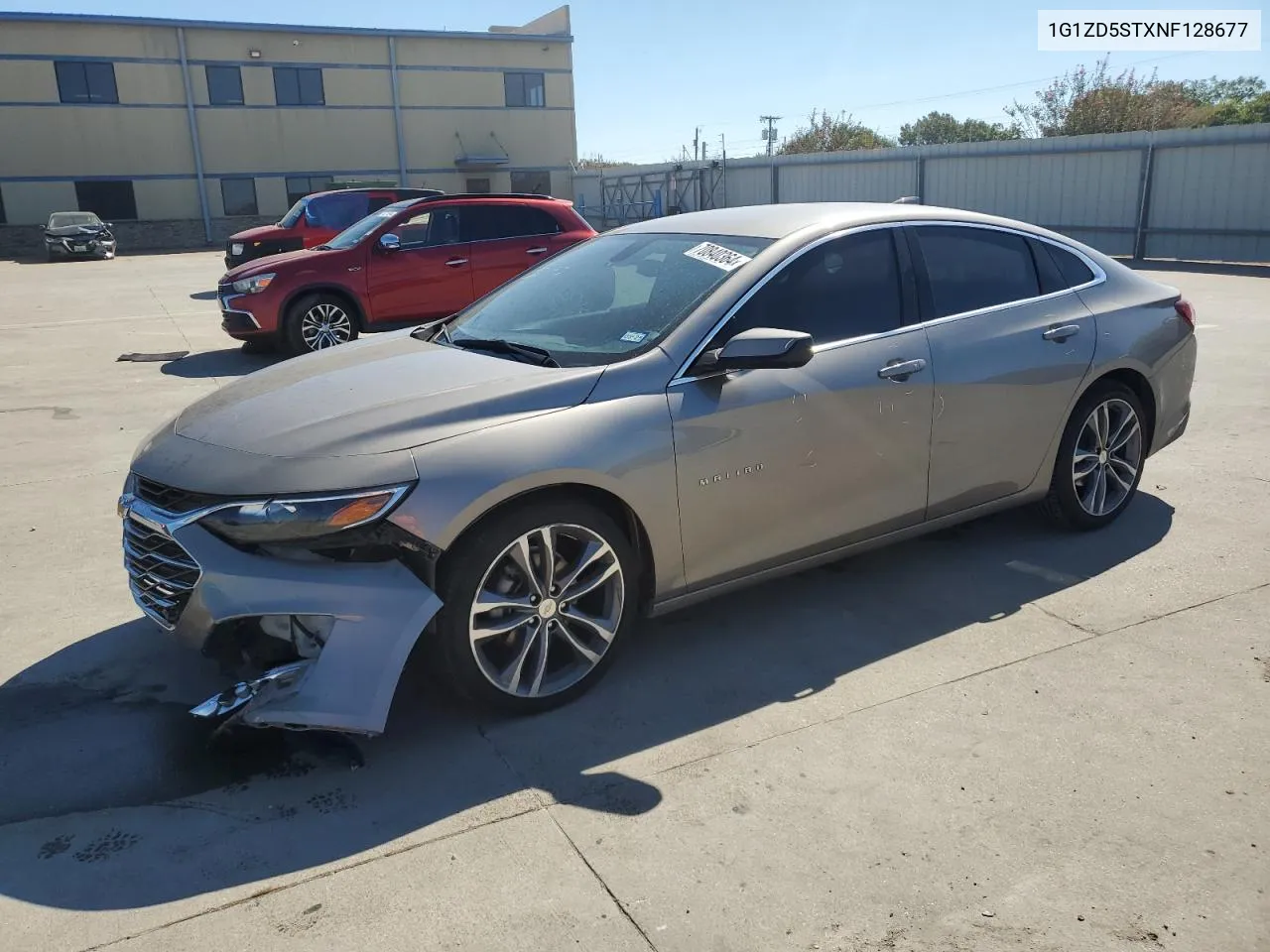 2022 Chevrolet Malibu Lt VIN: 1G1ZD5STXNF128677 Lot: 70840364