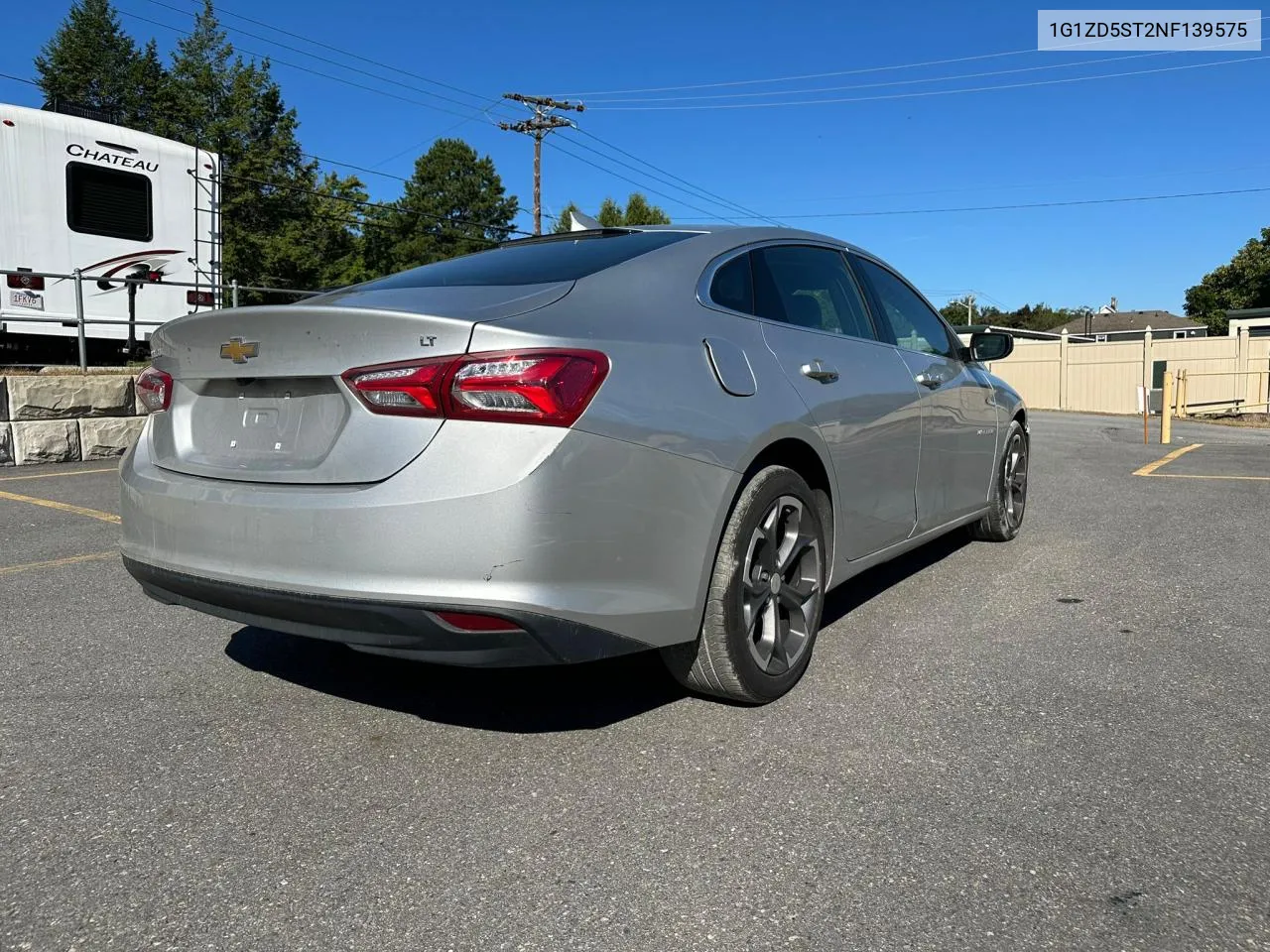 2022 Chevrolet Malibu Lt VIN: 1G1ZD5ST2NF139575 Lot: 70988814