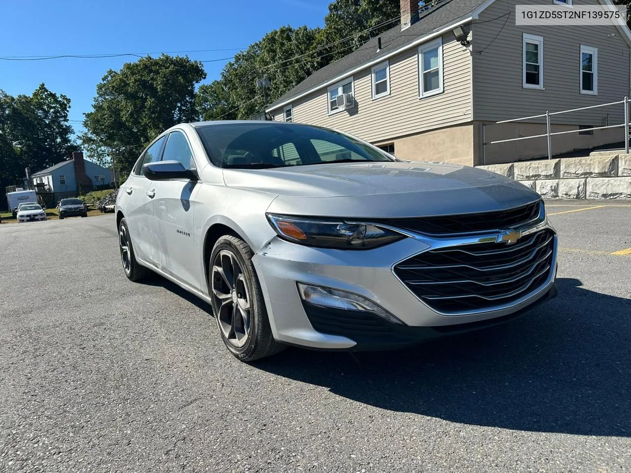 2022 Chevrolet Malibu Lt VIN: 1G1ZD5ST2NF139575 Lot: 70988814