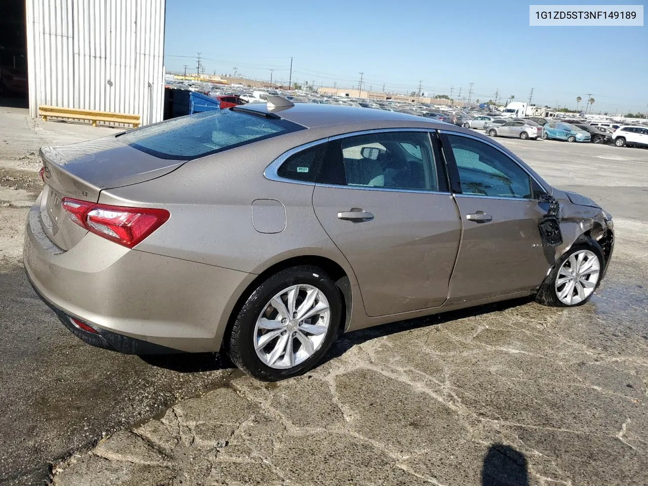 1G1ZD5ST3NF149189 2022 Chevrolet Malibu Lt