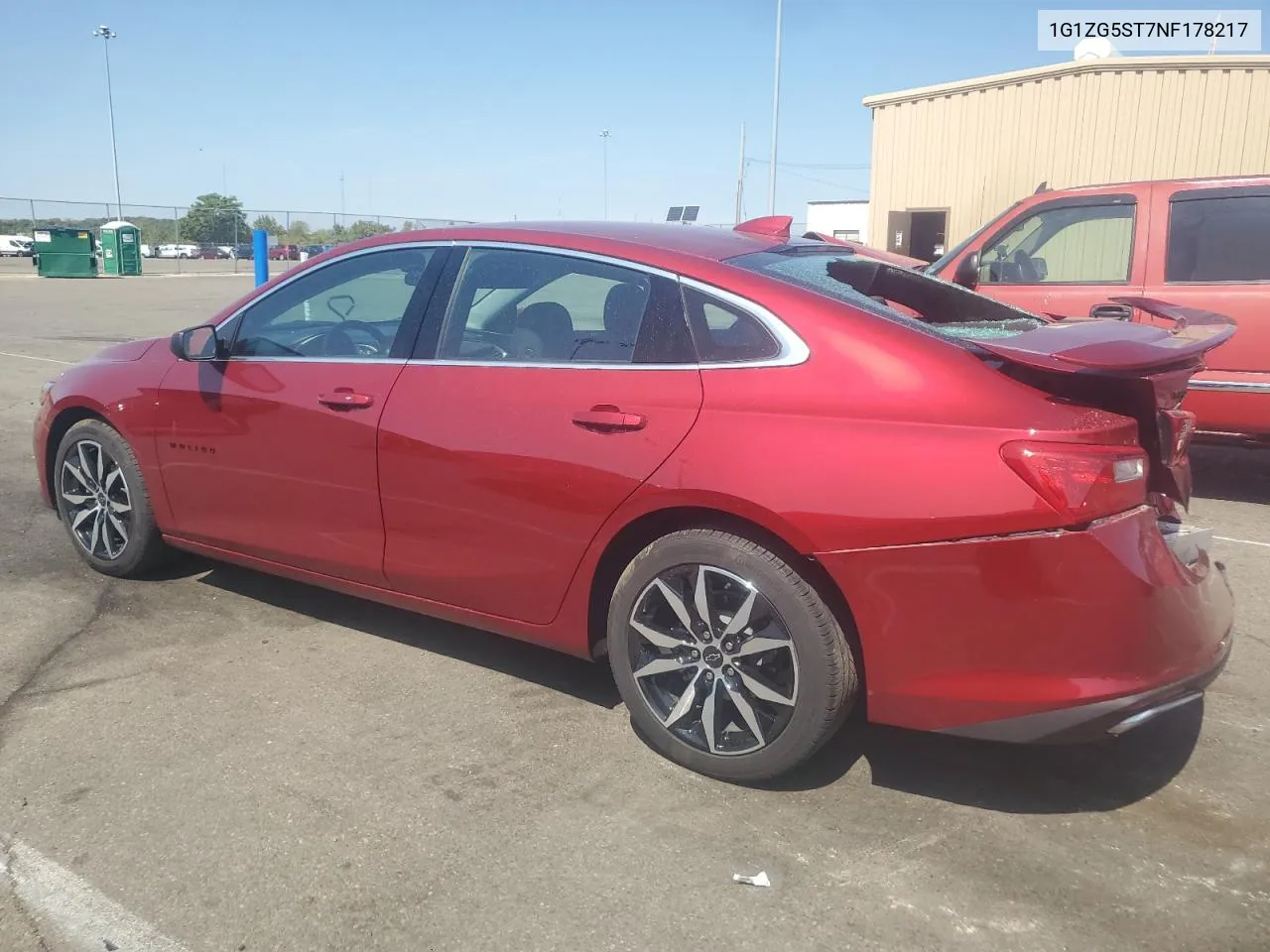 2022 Chevrolet Malibu Rs VIN: 1G1ZG5ST7NF178217 Lot: 71067394