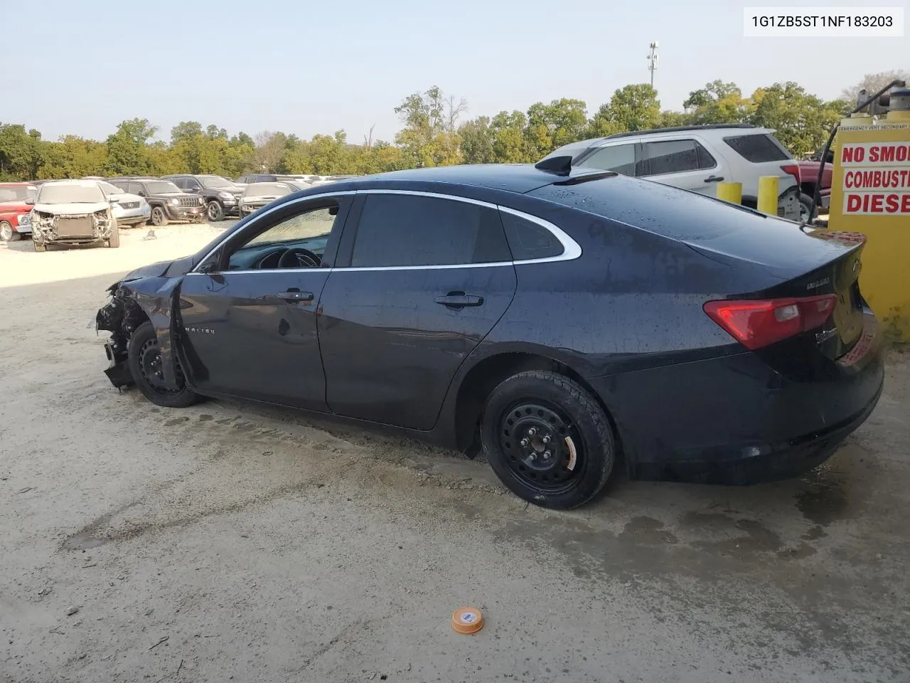 2022 Chevrolet Malibu Ls VIN: 1G1ZB5ST1NF183203 Lot: 71127584