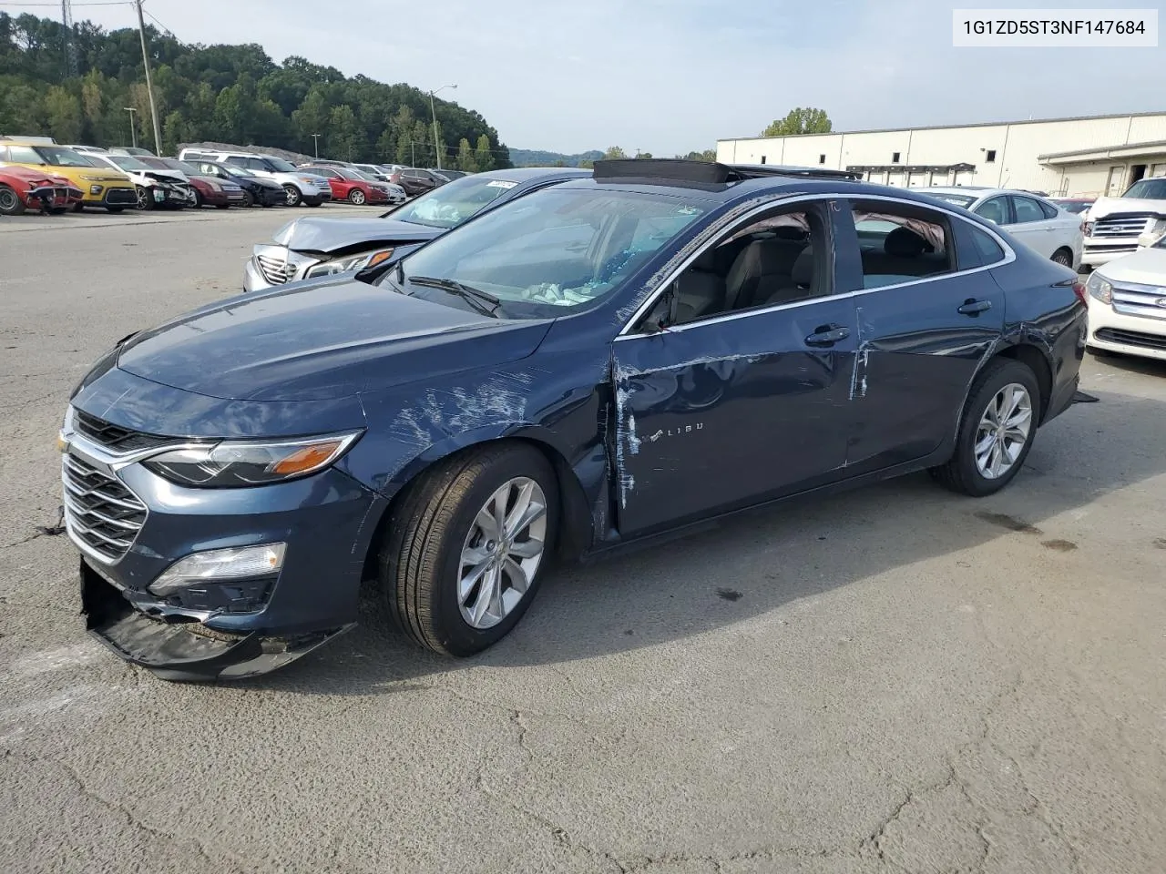 1G1ZD5ST3NF147684 2022 Chevrolet Malibu Lt