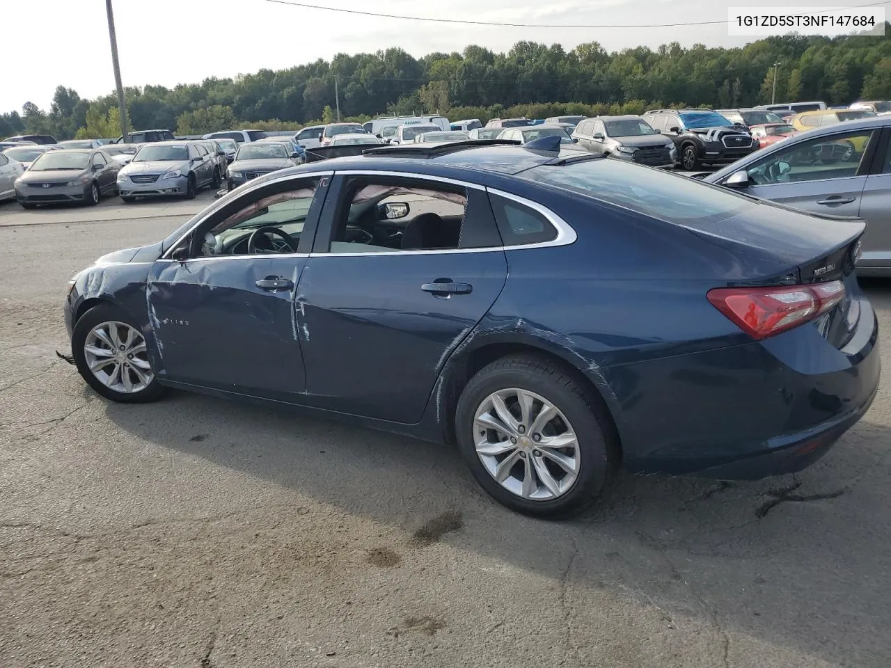 2022 Chevrolet Malibu Lt VIN: 1G1ZD5ST3NF147684 Lot: 71133444