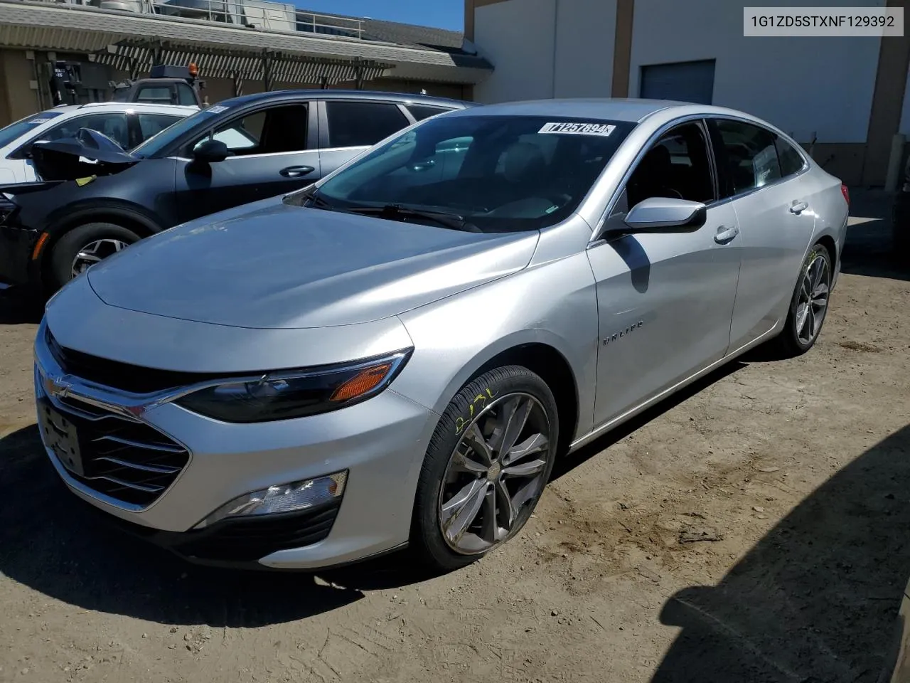 2022 Chevrolet Malibu Lt VIN: 1G1ZD5STXNF129392 Lot: 71257894