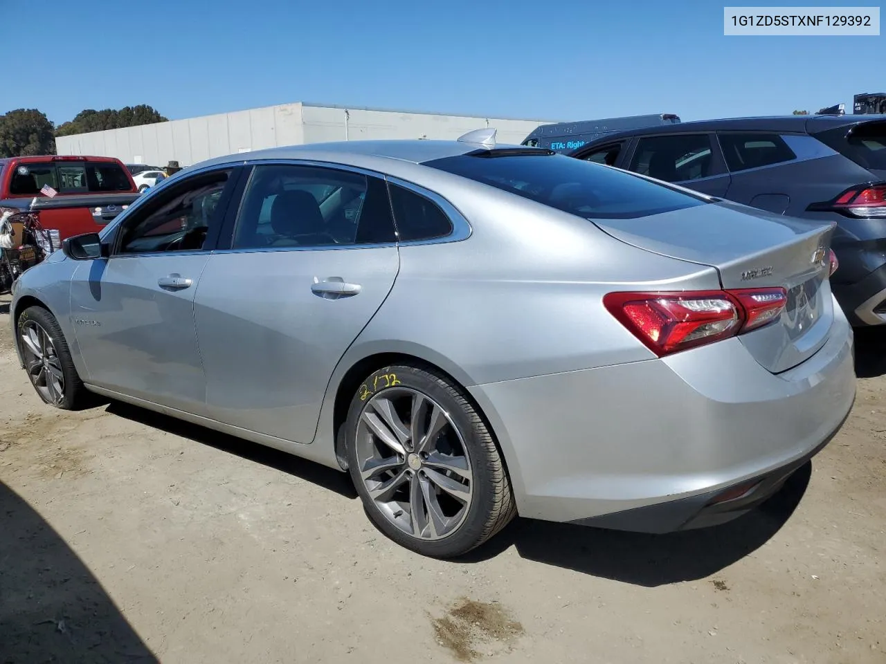 2022 Chevrolet Malibu Lt VIN: 1G1ZD5STXNF129392 Lot: 71257894