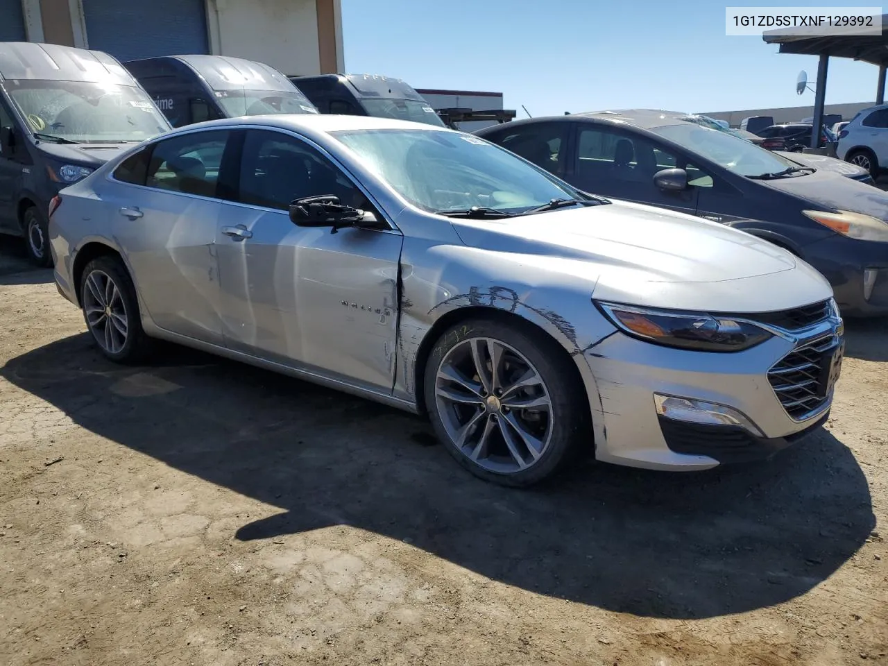 2022 Chevrolet Malibu Lt VIN: 1G1ZD5STXNF129392 Lot: 71257894