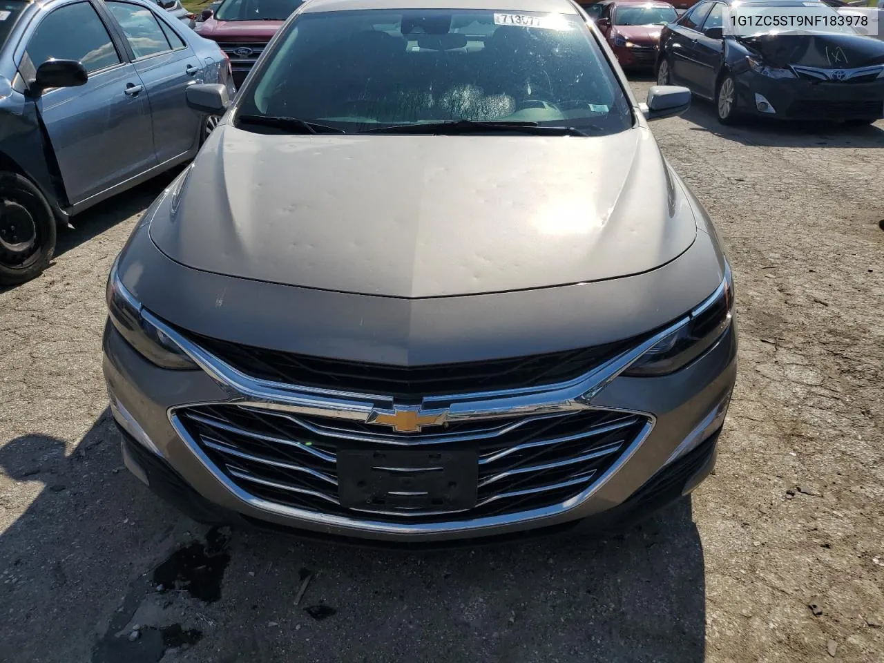 2022 Chevrolet Malibu Ls VIN: 1G1ZC5ST9NF183978 Lot: 71357724