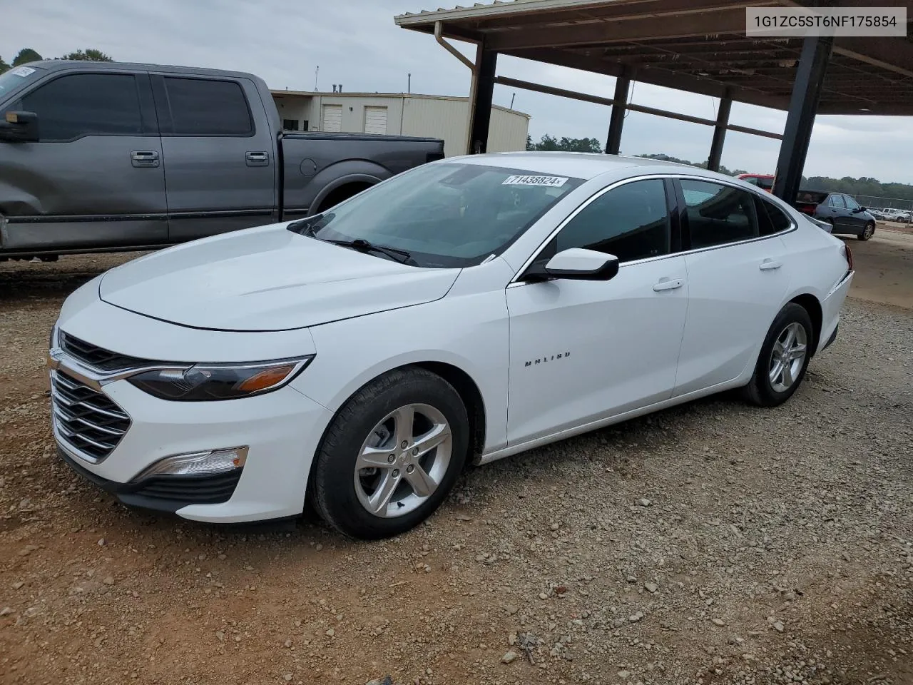 2022 Chevrolet Malibu Ls VIN: 1G1ZC5ST6NF175854 Lot: 71438824