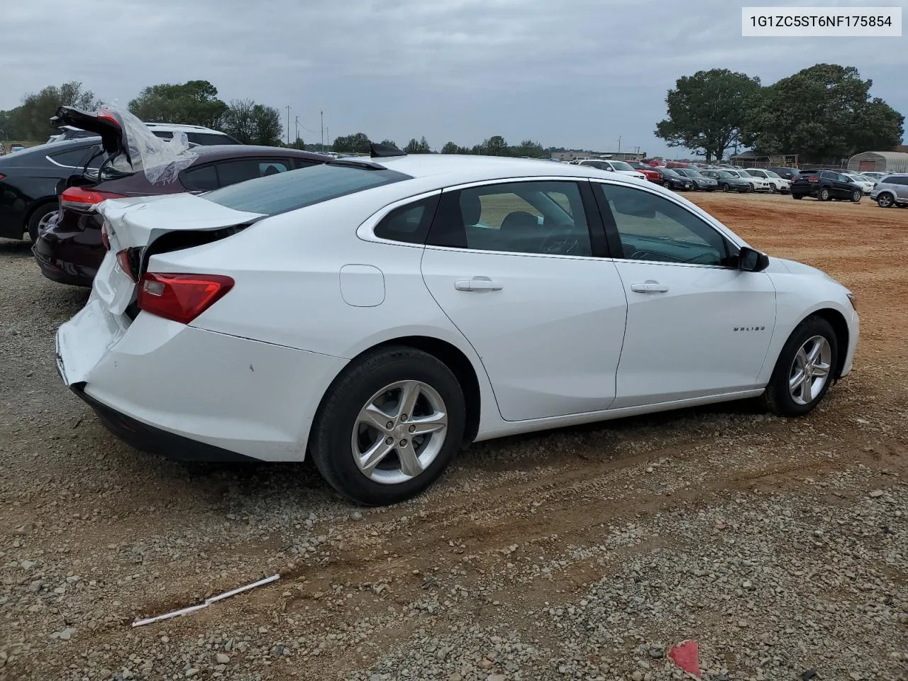 2022 Chevrolet Malibu Ls VIN: 1G1ZC5ST6NF175854 Lot: 71438824