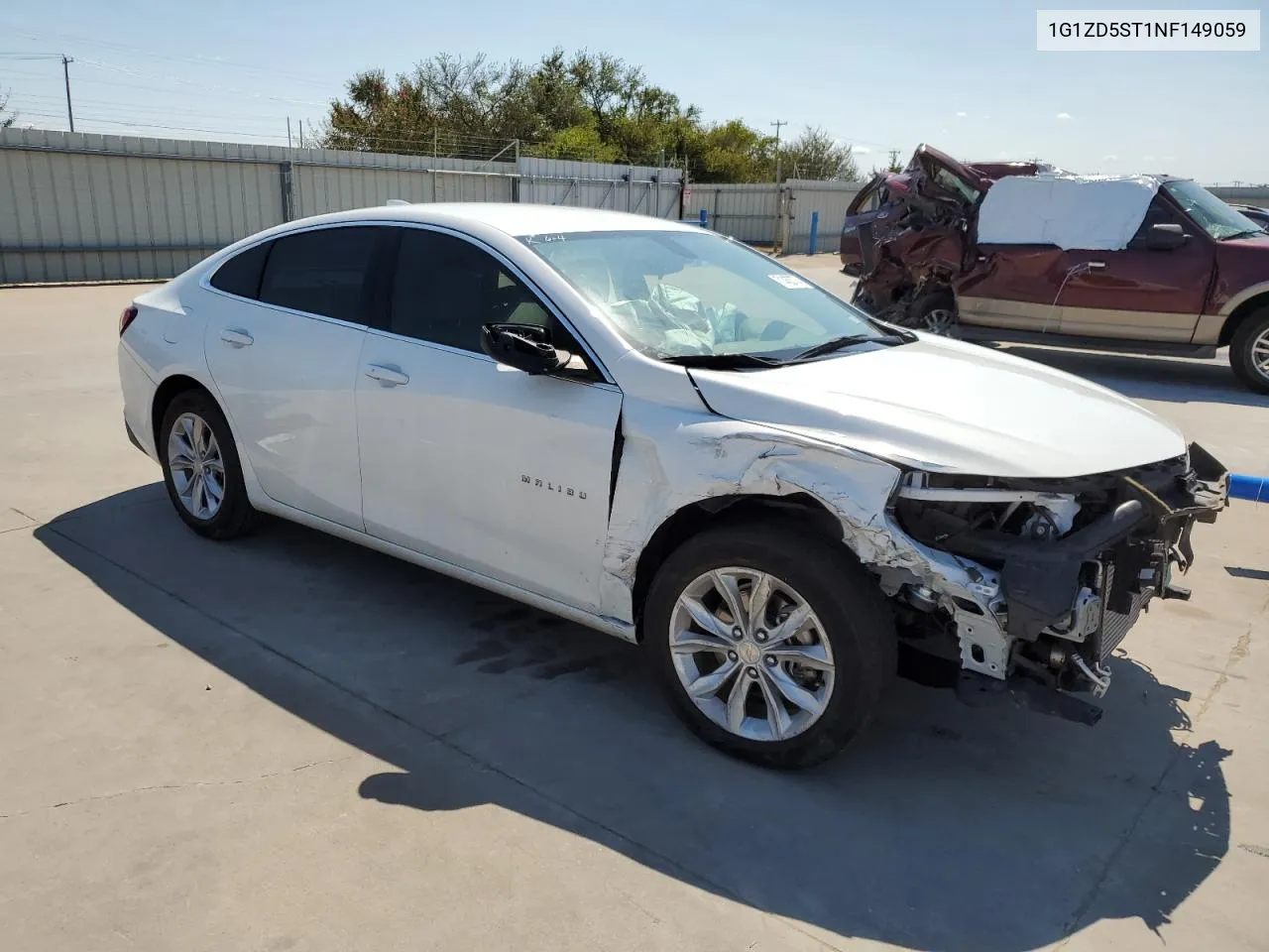 1G1ZD5ST1NF149059 2022 Chevrolet Malibu Lt