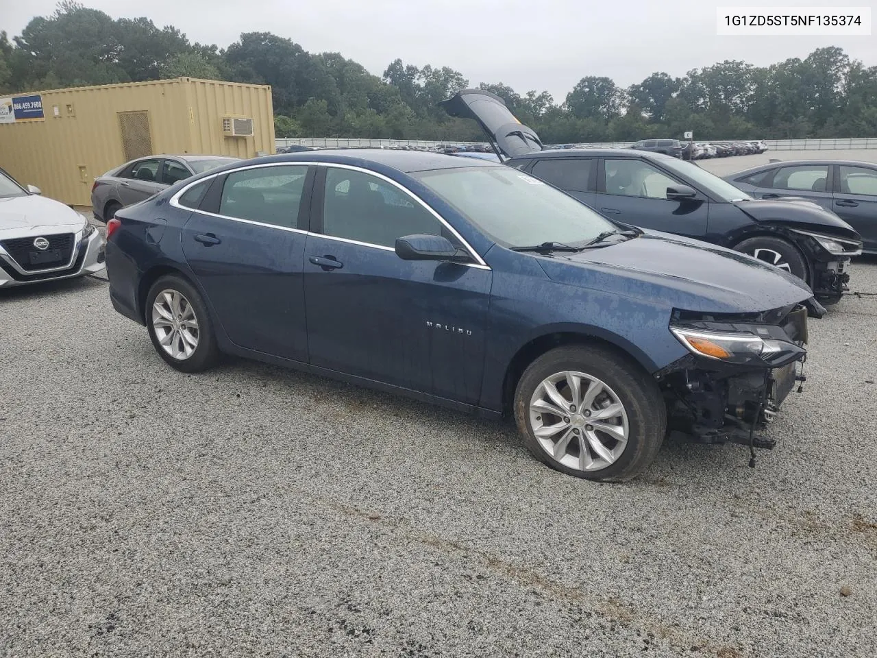 1G1ZD5ST5NF135374 2022 Chevrolet Malibu Lt