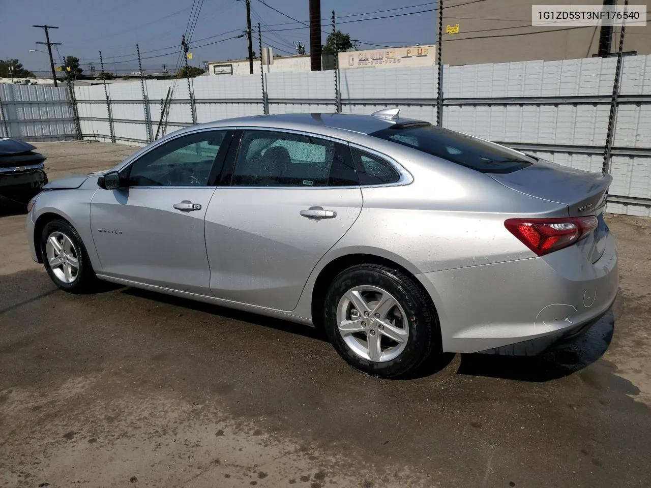 2022 Chevrolet Malibu Lt VIN: 1G1ZD5ST3NF176540 Lot: 71547134