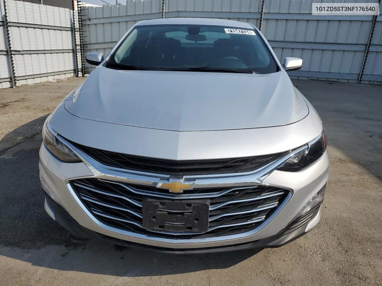 2022 Chevrolet Malibu Lt VIN: 1G1ZD5ST3NF176540 Lot: 71547134