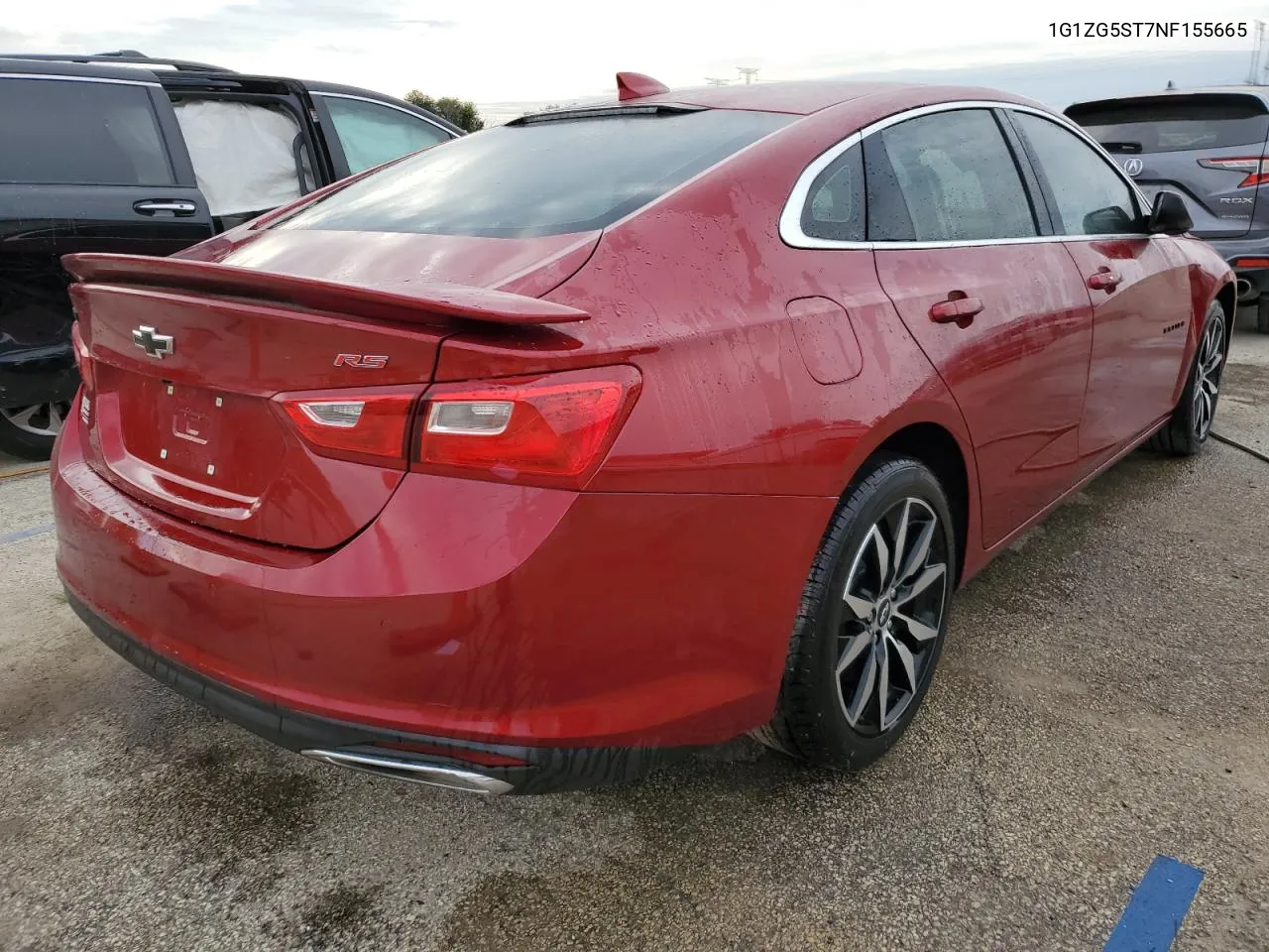 2022 Chevrolet Malibu Rs VIN: 1G1ZG5ST7NF155665 Lot: 71613754