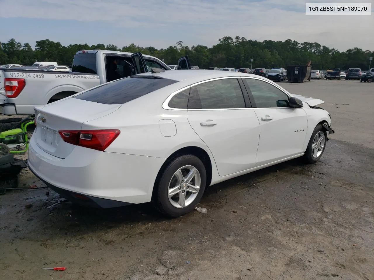 2022 Chevrolet Malibu Ls VIN: 1G1ZB5ST5NF189070 Lot: 71634634